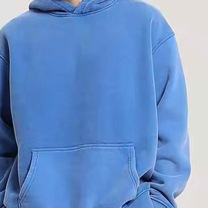 เสื้อฮู้ดดี้ผู้ชายไซส์ใหญ่ขายดี ดีไซน์พิเศษ สีซีดแบบซันเฟด คุณภาพสูง เนื้อผ้าเรียบง่าย สวมใส่สบายสำหรับฤดูหนาว - Product Image 6