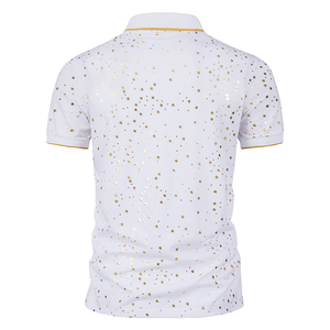 Camisas de Hombre de Alta Calidad 100% Algodón, Bordadas, con Patrón Sólido, Casuales, de Manga Corta, Secado Rápido, Personalizables, de Diseño de Lujo - Product Image 3