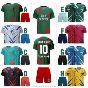 เสื้อฟุตบอลโพลีเอสเตอร์ 100% ระบายอากาศได้ดี ราคาแข่งขันได้ ชุดทีมฟุตบอลแบบซับลิเมชั่น ผลิตในปากีสถาน - Product Image 2