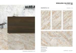 Exclusiva Loseta de Porcelana Brillante 600x1200, Formato Grande, Superficie Pulida Premium, para Paredes y Pisos, Uso Interior y Exterior Moderno - Product Image 2