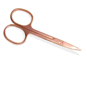 Premium <b>Mirror</b> Polished Stainless Steel Curved Blade Sharp Tip Cuticle Beauty Pedicure Scissors for Wholesale Prices - Product Image 6