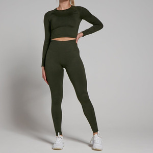Leggings de compression athlétiques pour femmes avec logo personnalisé, vêtements de fitness respirants pour les séances d'entraînement - Product Image 3