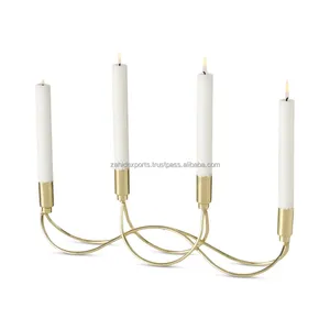 Candelabro de Metal de Lujo para Decoración de Interiores, Colecciones para Decoración del Hogar, Bodas Asiáticas, Navidad, Hecho en India, Zahid - Product Image 1