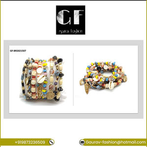 Ensemble de bracelets tendance multi-couches perlés faits à la main, uniques, pour mariage et soirée, bijoux de mode, cadeau pour hommes, femmes et couples - Product Image 5