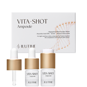 Ampoule éclaircissante, blanchissante et anti-âge, formule légère à la vitamine C stabilisée et à l'acide hyaluronique, boostant l'éclat, liquide pour le visage, pour tous types de peaux - Product Image 1