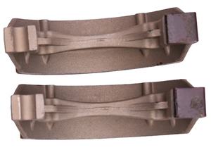 Vente d'usine Nouvelle Plaquette de frein arrière pour moto tout-terrain BAJAJ Boxer KB4S, haute performance, longue durée, tambour en aluminium, sans amiante - Product Image 2