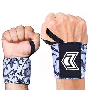 Custom Print Wrist Wraps Weightlifting Power Lifting Gym Workout <b>Safety</b> Brace Personalized Logo-Wholesale <b>Fitness</b> Support Straps - Product Image 6