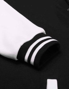 Men's Fashion Varsity <b>Jacket</b> Causal Slim Fit Cotton Letterman <b>Baseball</b> <b>Bomber</b> <b>Jackets</b> - Product Image 4