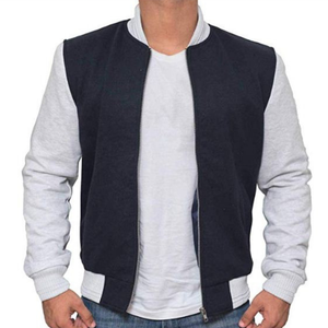 Chaqueta Letterman de Lona y Lana Vintage para Hombre, Nueva Colección al por Mayor, Impermeable, Resistente al Viento, con Bordado Personalizado y Parches Frontales Rojos - Product Image 4