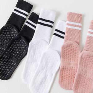 White Crew <b>Socks</b> With Yellow Stripes Breathable Cotton Adult Basketball Sports <b>Socks</b> Summer Regular Fit - Product Image 1