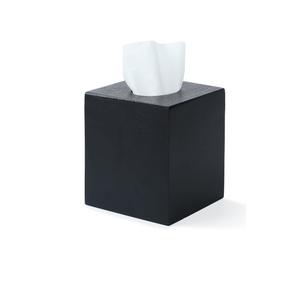 Porte-boîte à mouchoirs rectangulaire en bois massif marron, porte-mouchoirs décoratif pour la maison, accessoires de salle de bain - Product Image 3