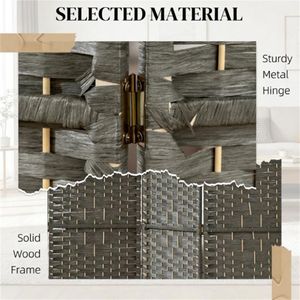 Dark Gray Privacy <b>Screen</b> 3-<b>PANEL</b> Bedroom Partition Board <b>Screen</b> & Room Divider Product Category - Product Image 3