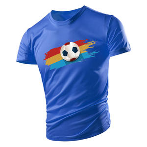 เสื้อฟุตบอลย้อนยุคแบบกำหนดเองสำหรับผู้ชาย ชุดกีฬาคุณภาพสูง เสื้อฟุตบอลคอวี ผู้จำหน่ายเสื้อยืด - Product Image 4