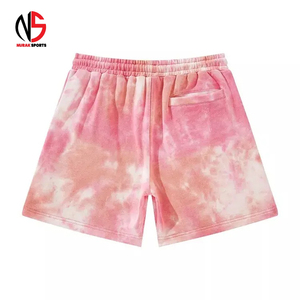 Shorts de course et de jogging pour hommes à séchage rapide, tie-dye, avec logo personnalisé, respirants et décontractés, collection NURAK 2026 – Vente chaude - Product Image 2