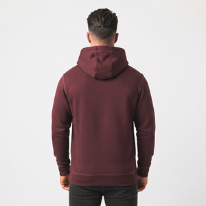 Sweat à capuche zippé intégral pour homme, en molleton épais de haute qualité, taille standard, avec cordon de serrage, doublure 100% coton, écologique, logo personnalisé - Product Image 3
