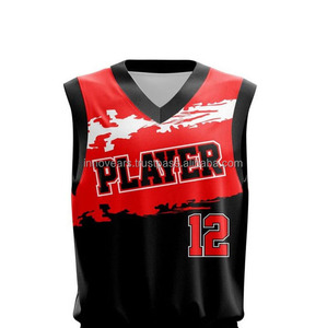 Último Modelo de Camiseta de Baloncesto Personalizada para Adultos, Impresión Luminosa, Reversible, Transpirable, de Secado Rápido, Antibacteriana, 100% Poliéster, Sin Mangas - Product Image 5