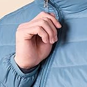 Hooded Reversible <b>Waterproof</b> Puffer <b>Jacket</b> with Nylon Shell Thick Cotton Filling Streetwear Style - Product Image 5