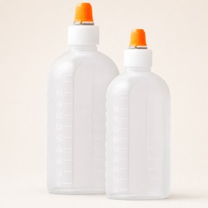 12 flacons doseurs de médicaments jetables SafeLock pour bébé avec bouchon long 12cc 100 pièces - Product Image 1
