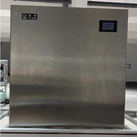 Vente chaude 500KG Crescent Ice Machine avec pompe solide moins de fusion bloquant pour café hôtel restaurant utilisation fabriqué malaisie