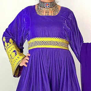 Robe afghane pour femmes, robe maxi élégante traditionnelle, vêtements musulmans modestes, manches longues, vêtements ethniques brodés pour femmes - Product Image 4
