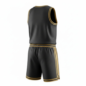 Tenues de basketball personnalisées sublimées, respirantes, à séchage rapide, pour hommes, ensemble maillot et short d'entraînement pour équipes, fabricant - Product Image 4