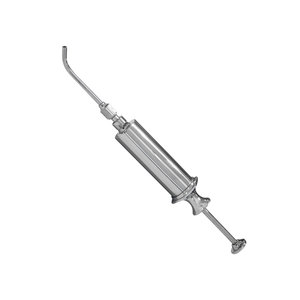 Jeringa de Irrigación Dental de 8.25 Pulgadas con Punta Curva, Instrumento Quirúrgico de Acero Inoxidable, Jeringa de Limpieza Dental de Precisión Reutilizable - Product Image 5