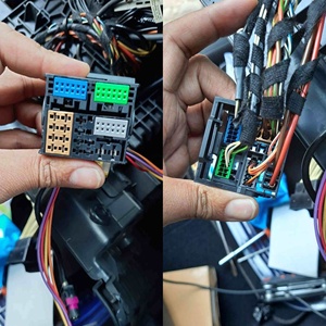 Arnés de cables de vídeo de coche para Volkswagen Touareg Magotan Passat Bora Polo <span class=keywords><strong>Santana</strong></span> Voyage Golf Car Canbus Android Radio - Product Image 2
