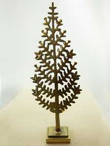 Aluminum Handmade Eco-Friendly Durable Portable Christmas <b>Tree</b> Candle <b>Stand</b> with Star Details for Home Decoration - Product Image 2