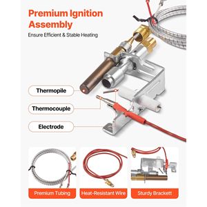 Gruppo Pilota Gas OE 103779-01 PP231 NG8218 per Accensione a Gas Naturale, Ricambio Compatibile con Modelli CIVF-25 VFSR-18 per Caminetti - Product Image 2