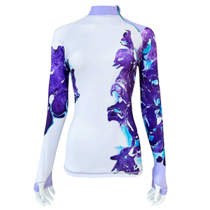 Maillot de bain à manches longues pour femmes, protection UV, séchage rapide, pour la natation, le surf et les activités de plage - Product Image 1