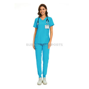Ensemble d'uniformes médicaux pour hommes, vêtements de travail extensibles pour infirmières - Product Image 1