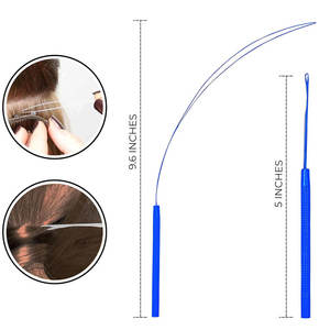 Kit complet de pinces professionnelles pour extensions de cheveux de salon avec plusieurs outils d'installation pour extensions de cheveux à micro-perles et nano-rings - Product Image 3