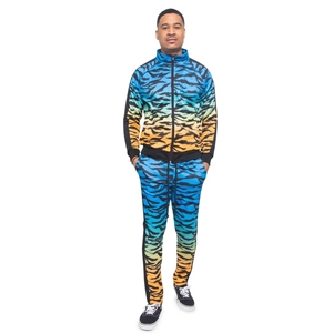 Conjuntos Deportivos Unisex de 2 Piezas, Trajes Deportivos de Poliéster/Algodón Personalizados de Alta Calidad, con Logotipo, Sudadera con Capucha, Estampados, para Invierno - Product Image 1