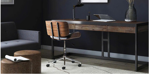 Escritorio Moderno de Madera TPT con Cajón y Patas Metálicas Modelo AXCERN para Oficina en Casa - Product Image 5