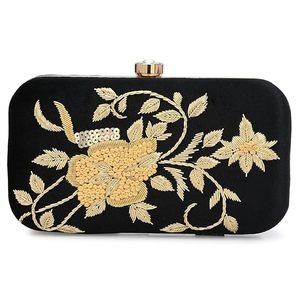 Pochette brodée haut de gamme, sac à main de créateur abordable pour femme, idéal pour les mariages, soirées et festivals - Product Image 4