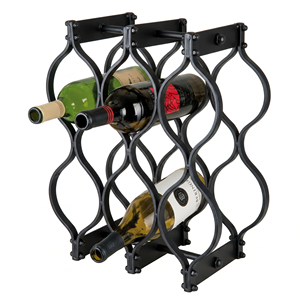 Antique Copper Wine Bottle Holder Wineglass Holder 5-9 Bottle Capacity Display Stand Home Furniture Wine Bottle Holder - Product Image 5