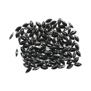 Ónice Negro Natural, Corte Marquesa de 8x4 mm, Piedras Preciosas Sueltas de la Mejor Calidad para la Fabricación de Joyas - Product Image 3