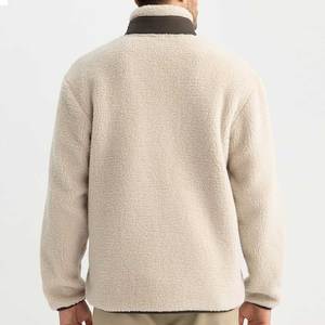 Best Selling Men's Sherpa Wool Hoodie Stand Collar <b>Long</b> <b>Winter</b> <b>Jacket</b> Stylish Top Trendy Fashion High Street Style - Product Image 3