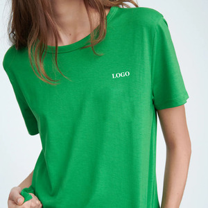 T-shirt décontracté et tendance à manches courtes, coupe confortable et décontractée, style moderne pour le quotidien, collection 2026, directement de l'usine, coupe classique, OEM - Product Image 2