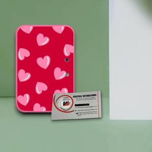 Placas Magnéticas Personalizadas de Acrílico Rosa con Forma de Corazón de Diamante para Extensiones de Pestañas, Herramientas de Belleza Ecológicas con Diseño Reutilizable - Product Image 5