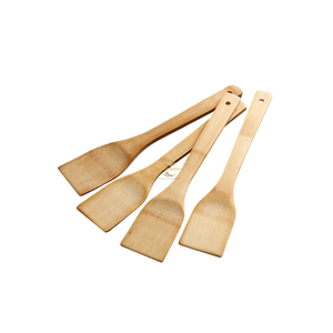 Utensilios de Cocina de Bambú Duraderos, Juego de Espátulas y Cucharas de Madera Natural, Herramientas de Cocina Ecológicas para una Cocina Saludable - Product Image 4