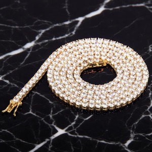 Cadena de tenis de diamantes de excelente calidad para hombres, ideal para compromisos y ocasiones de regalo de lujo, disponible en grandes cantidades. - Product Image 5