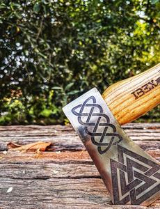 STEEL CRAFT INTERNATIONAL Hache-marteau en acier allié forgé à la main 13 pouces avec manche en bois, qualité DIY, ODM, garantie 1 an - Product Image 3