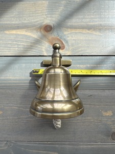Designer <b>Brass</b> <b>Bell</b> Pure Finish Well <b>Bell</b> Premium <b>Brass</b> <b>Bell</b> Ideal For Nautical Homes Temple Garden Outdoor And Gift Decoration - Product Image 5