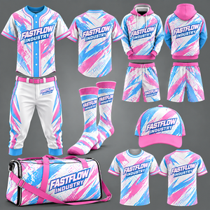 Uniforme de Béisbol, Camiseta Blanca y Pantalones Grises, Paquete Completo, Ropa Deportiva, Conjuntos de Uniforme de Softbol con Nombre y Número del Equipo - Product Image 2