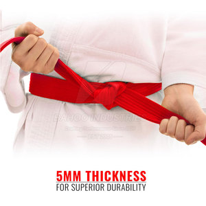 Cinturón de Karate para Entrenamiento de Artes Marciales, Ligero, de Algodón de Alta Calidad, Resistente y Fuerte, para Adultos, Principiantes y Competición - Product Image 3