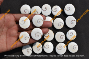 Cabujones de Concha de Ojo de Shiva de Calidad AAA, Corte Brillante, Piedra Preciosa Natural Suelta, Todas las Formas, Piedra para Joyería, Certificada FAIJAN - Product Image 2