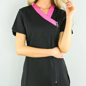 Tunique de salon de beauté personnalisée, nouvelle mode, élastique, uniforme de spa, uniforme de personnel d'hôtel - Product Image 4