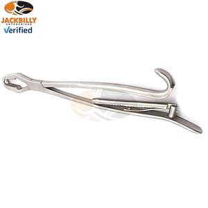 คีมจับกระดูกสแตนเลสสตีลแบบแมนนวล JACKBILLY คุณภาพพรีเมียม ขนาด 7 นิ้ว พร้อมระบบล็อคแบบแร็ทเช็ต สำหรับการผ่าตัด ได้รับการรับรองมาตรฐาน MOL - Product Image 3