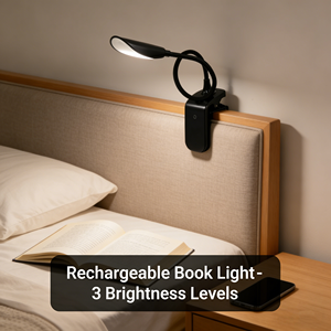 Best Selling Clip On Book Light Rechargeable Book <b>Lamp</b> <b>Bed</b> Book Stand <b>Lamp</b> Rechargeable 5 LED Light Without Battery - Product Image 6